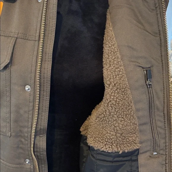 Ariat Rebar DuraCanvas Sherpa Lined,water repel,insulated,abrasion resist coat - Picture 11 of 12